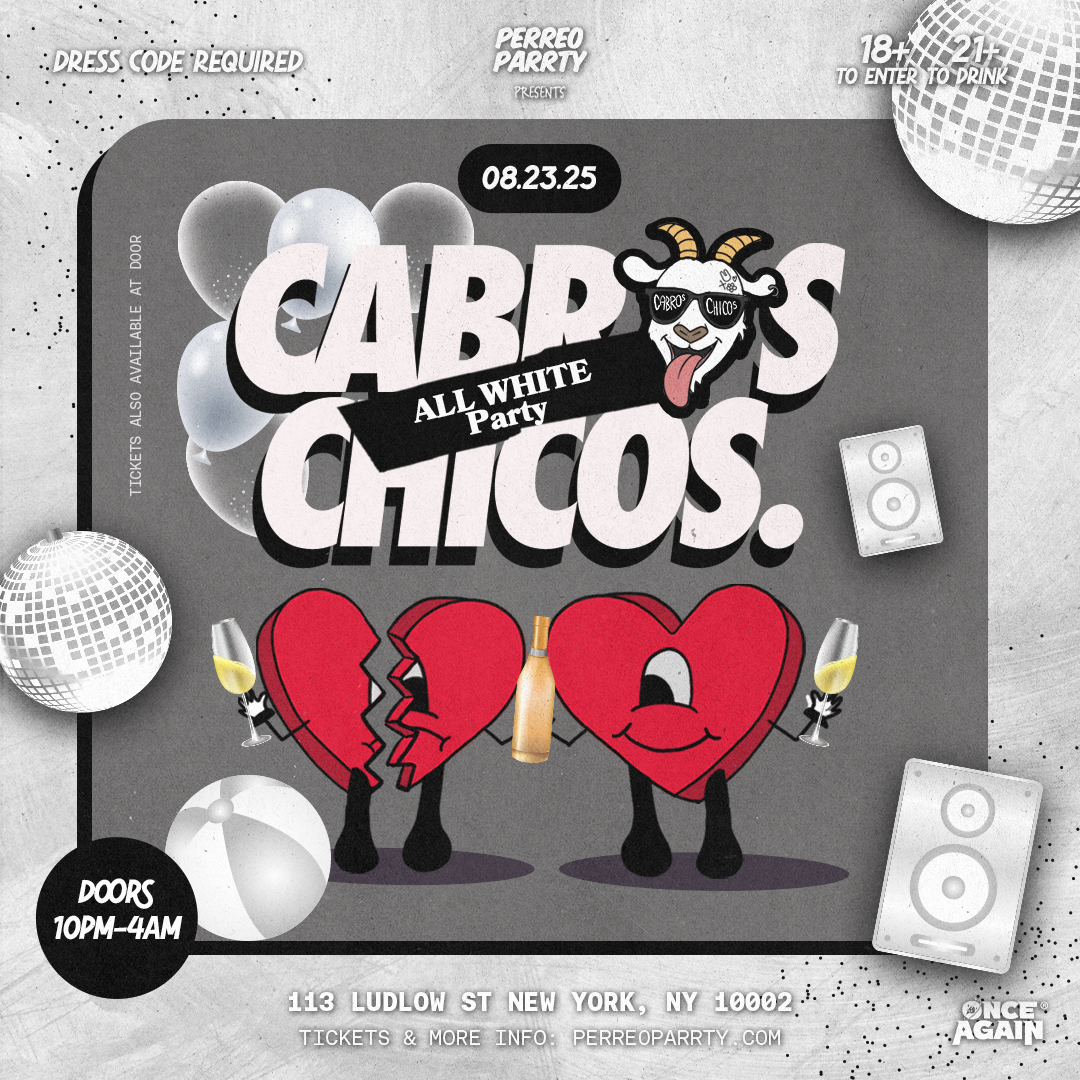 Cabros Chicos - Labor Day Perreo| Reggaeton Dance Party in NYC - (18+)