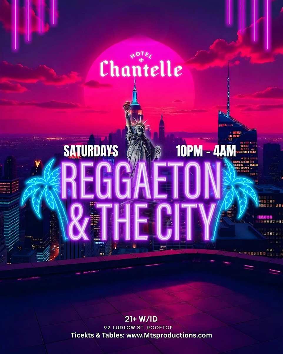Reggaeton & The City – Rooftop Party at Hotel Chantelle